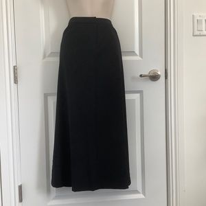 CITY DKNY Black Long Women's Skirt, Size 12P